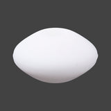 Perle en Silicone Rondelle • Blanc, 12x6-7mm