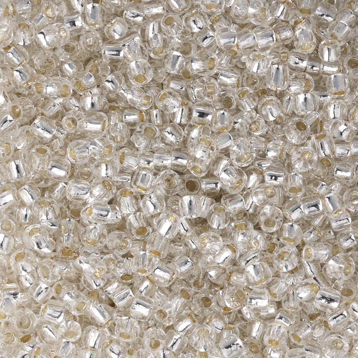 Perline Rocailles Toho 11/0 • Glow in the Dark • Silver-Lined Crystal/Glow Blue