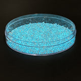 Perline Rocailles Toho 11/0 • Glow in the Dark • Silver-Lined Crystal/Glow Blue