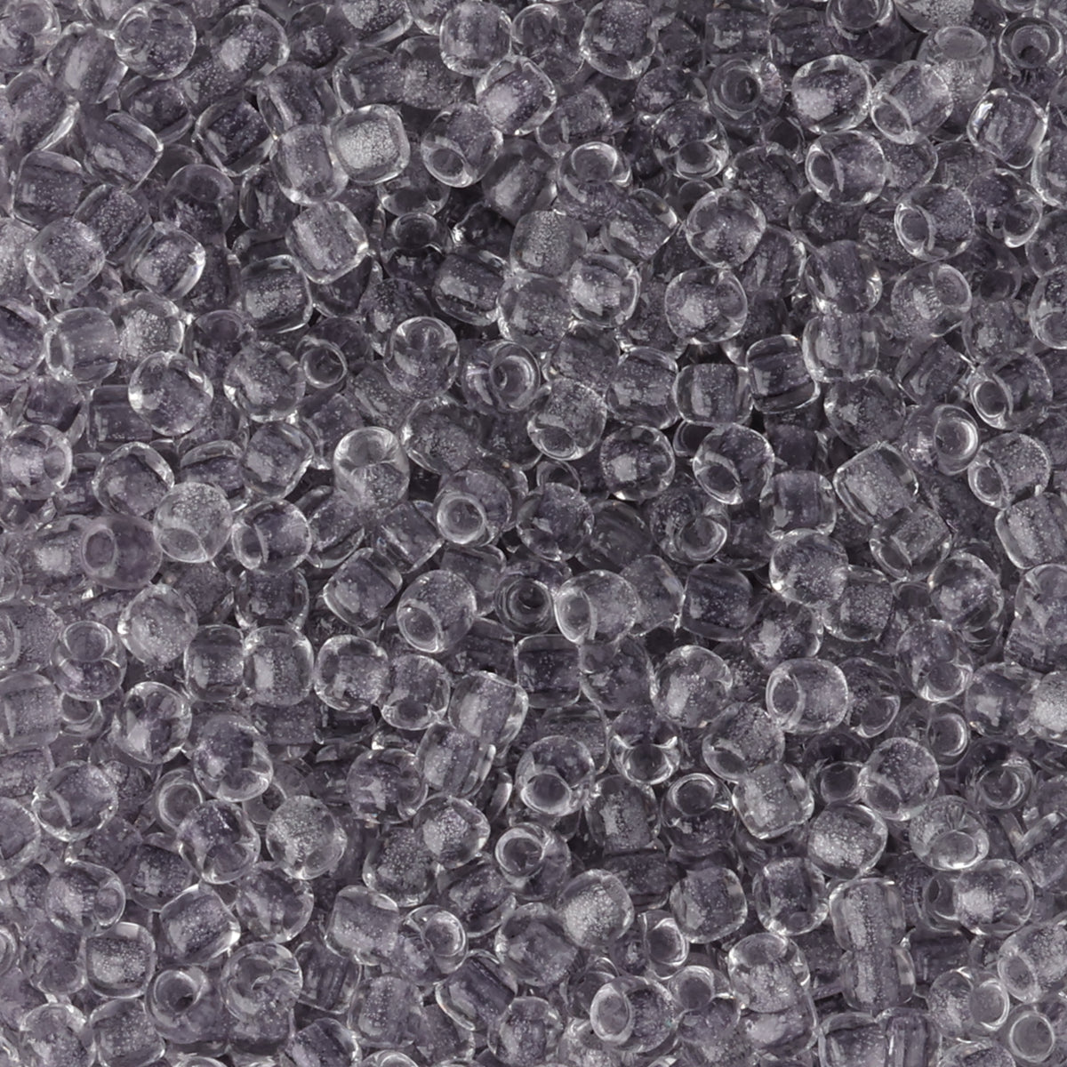 Rocailles-Perlen Toho 11/0 • Glow in the Dark • Gray Crystal/Bright Green
