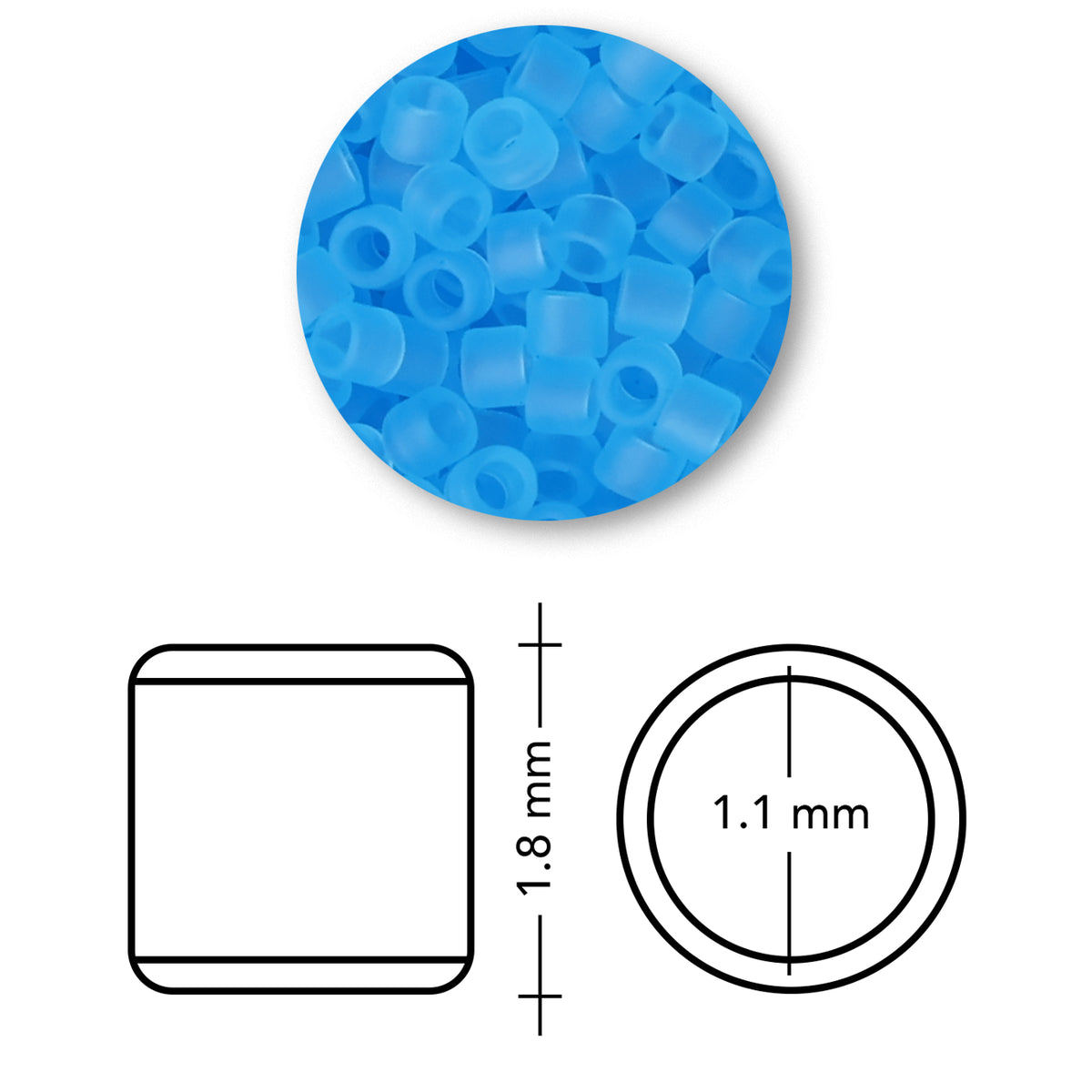 TOHO Treasure - Transparent Frosted Aquamarine