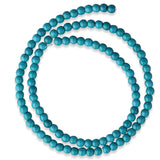 Perline di turchese tibetano · rotonde · 4 mm
