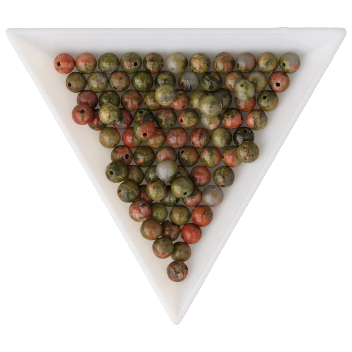 Unakite Beads · round · 4 mm