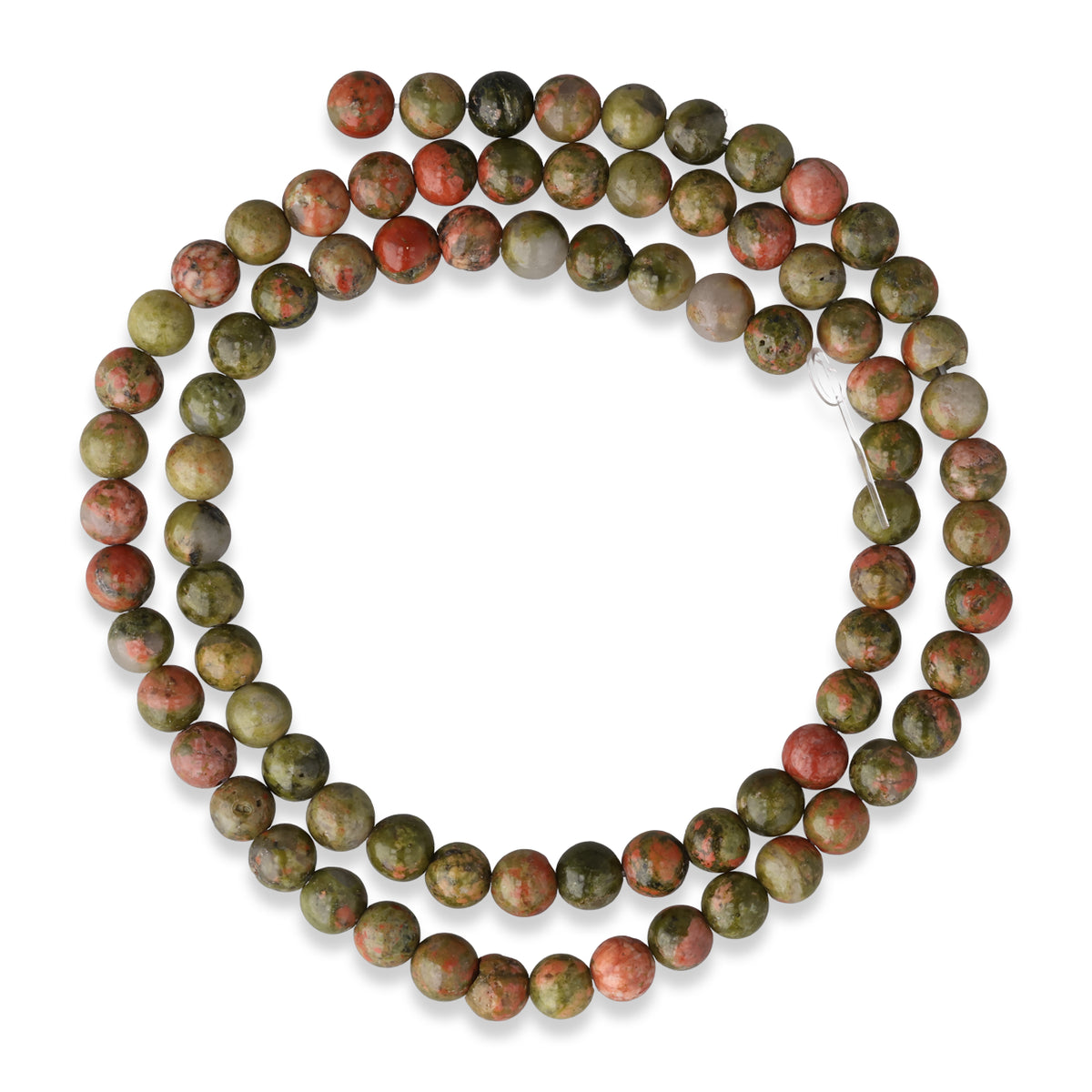 Unakite Beads · round · 4 mm