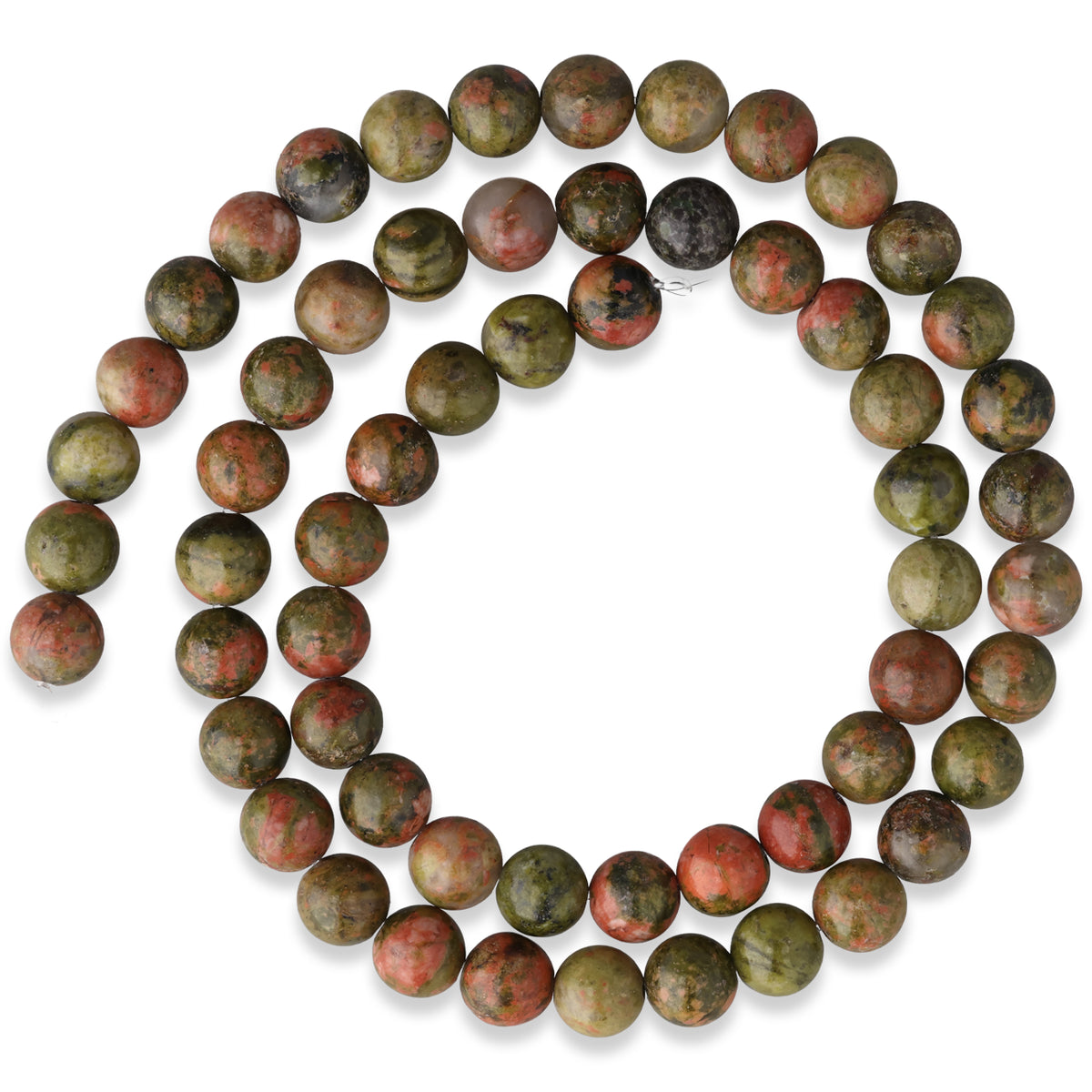 Unakite Beads · round · 6 mm
