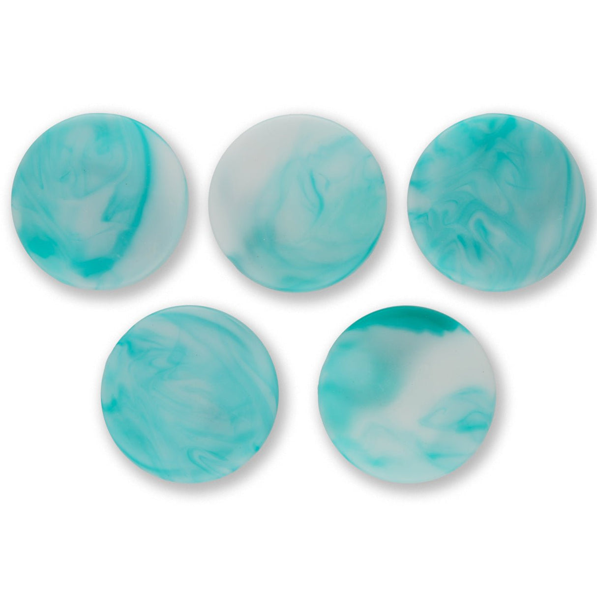 Acrylperlen flach rund - 24 mm - PerlineBeads