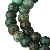 Afrikanischer Türkis Perlen · rund · 6 mm - PerlineBeads SA