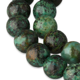 Afrikanischer Türkis Perlen · rund · 8 mm - PerlineBeads SA