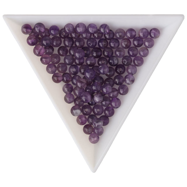 Amethyst Perlen · rund · 4 mm - PerlineBeads SA