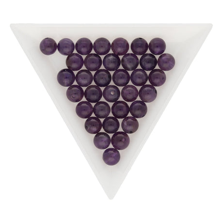 Amethyst Perlen rund 6 mm - PerlineBeads