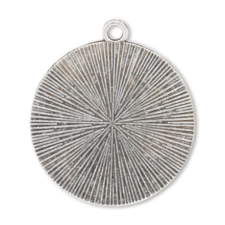 Anhänger für Cabochon, Farbe Antiksilber - PerlineBeads SA