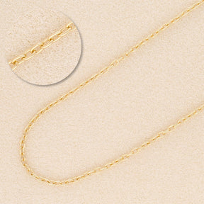 Ankerkette aus Aluminium 5.8 x 3.8 mm - Gold - PerlineBeads
