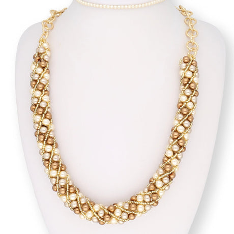 Anleitung Torchon: Spiralkette aus böhmischen Glasperlen - PerlineBeads SA