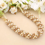 Anleitung Torchon: Spiralkette aus böhmischen Glasperlen - PerlineBeads SA