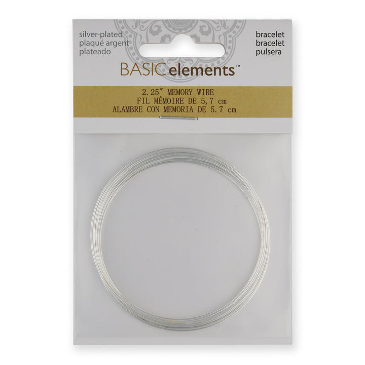 Armband – Memory Wire - 57 mm – Silber (12 Umdrehungen) - PerlineBeads