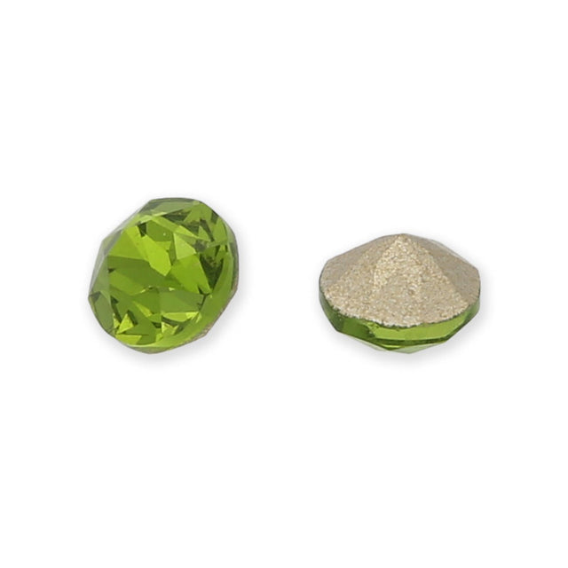 AURORA A1088 Chaton 24ss/5.5 mm - Olivine (5 Stk.) - PerlineBeads SA