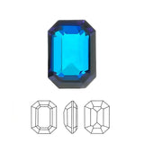AURORA A4610 Step Cut Octagon 14x10 mm - Bermuda Blue - PerlineBeads SA