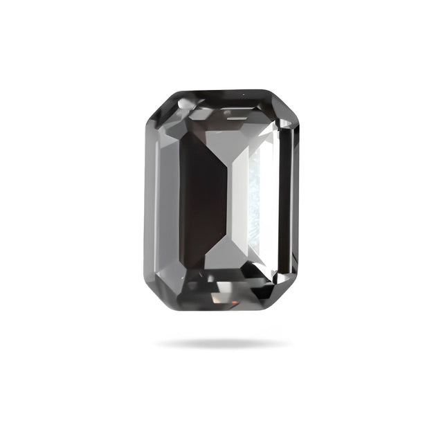 AURORA A4610 Step Cut Octagon 14x10 mm - Black Diamond - PerlineBeads SA