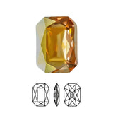 AURORA A4627 Step Cut Octagon 13x18 mm - Metallic Sunshine - PerlineBeads SA