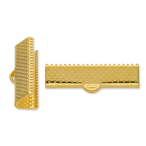 Bandklemme 25 mm, Farbe Gold - PerlineBeads SA