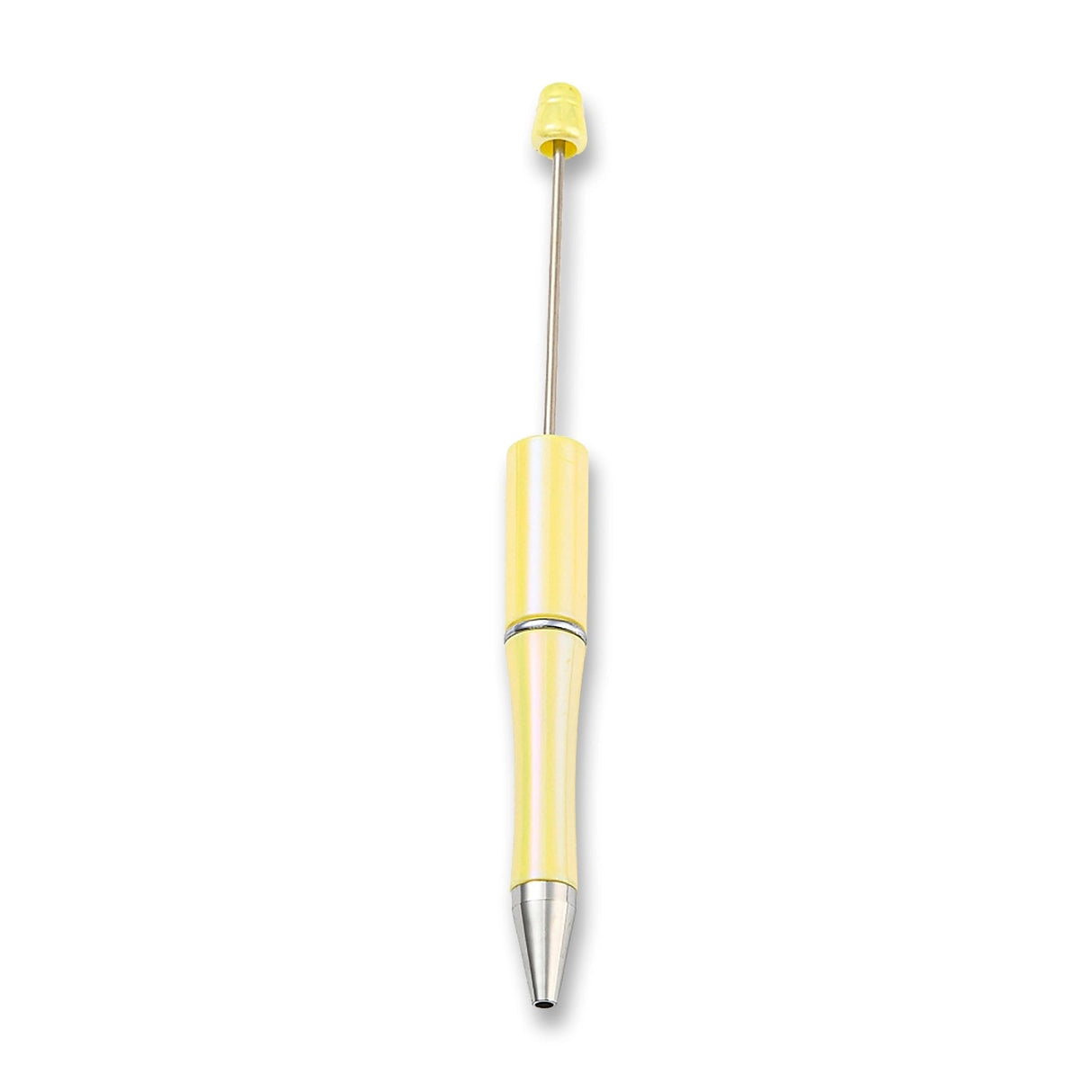 Bastel-Kugelschreiber befüllbar • UV-Beschichtung • Champagner Gelb • 150mm - PerlineBeads SA