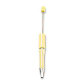 Bastel-Kugelschreiber befüllbar • UV-Beschichtung • Champagner Gelb • 150mm - PerlineBeads SA