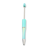 Bastel-Kugelschreiber befüllbar • UV-Beschichtung • Cyan • 150mm - PerlineBeads SA