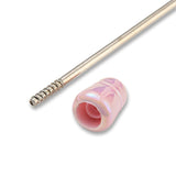 Bastel-Kugelschreiber befüllbar • UV-Beschichtung • Pink • 150mm - PerlineBeads SA