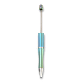 Bastel-Kugelschreiber befüllbar • UV-Beschichtung • Seegrün • 150mm - PerlineBeads SA