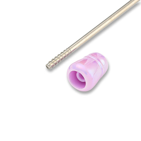 Bastel-Kugelschreiber befüllbar • UV-Beschichtung • Violett • 150mm - PerlineBeads SA
