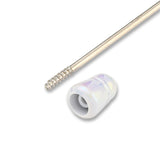 Bastel-Kugelschreiber befüllbar • UV-Beschichtung • White Smoke • 150mm - PerlineBeads SA