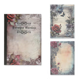 Bedrucktes Scrapbooking Papier | „Baroque Garden“ | 30 - teiliges Set - PerlineBeads SA