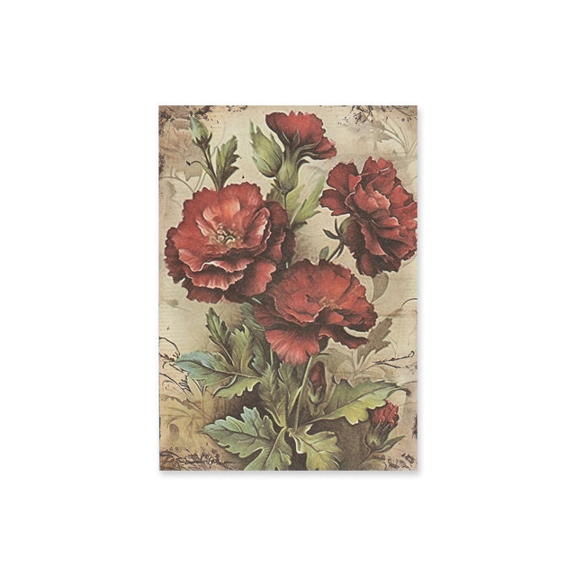 Bedrucktes Scrapbooking Papier | „Brilliant Flower“ | 30 - teiliges Set - PerlineBeads SA