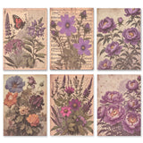 Bedrucktes Scrapbooking Papier | „Lavender Purple“ | 30 - teiliges Set - PerlineBeads SA
