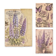 Bedrucktes Scrapbooking Papier | „Lavender Purple“ | 30 - teiliges Set - PerlineBeads SA