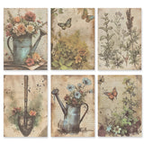 Bedrucktes Scrapbooking Papier | „Musa Paradise“ | 30 - teiliges Set - PerlineBeads SA