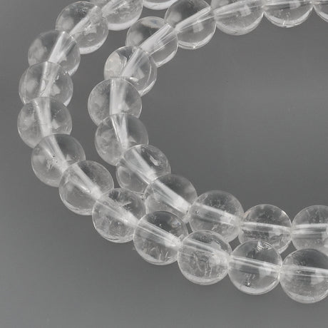 Bergkristall Perlen · rund · 6 mm - PerlineBeads SA