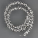 Bergkristall Perlen · rund · 6 mm - PerlineBeads SA
