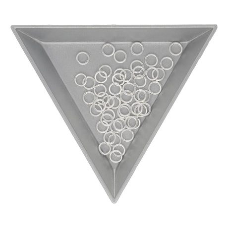 Biegeringe 5 mm – Edelstahl - Silberfarbig - PerlineBeads SA
