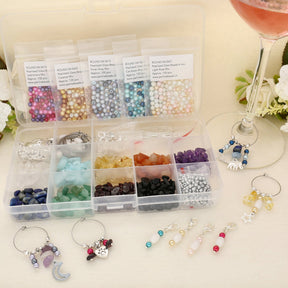 Black Friday Deal Nr. 2 - DIY - Bastelbox: Glas - u. Maschenmarkierer - PerlineBeads SA