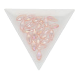 Briolettes Glasperlen mit seitlichem Loch 13x6 mm - Peach Puff - PerlineBeads SA