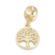 Charm-Anhänger Baum des Lebens mit Zirkonia, Farbe Gold - PerlineBeads SA