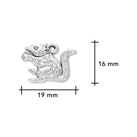 Charm - Anhänger Eichhörnchen - PerlineBeads SA