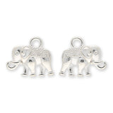 Charm - Anhänger Elefant (2 Stk.) - PerlineBeads SA