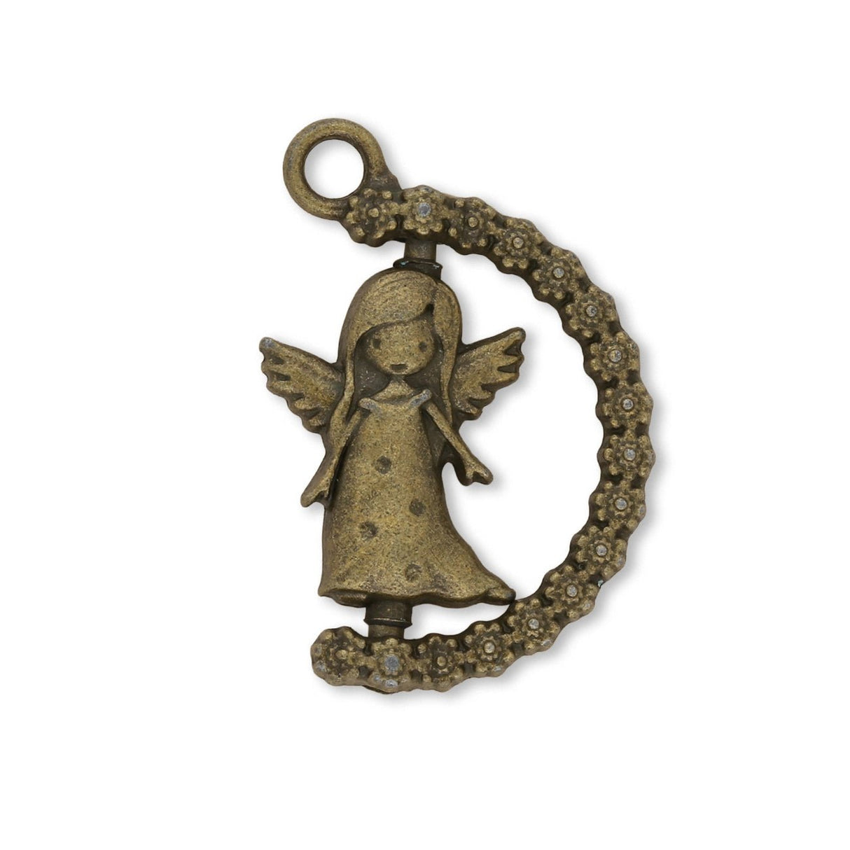 Charm - Anhänger Engel drehbar - PerlineBeads SA
