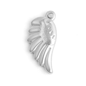 Charm - Anhänger Engelsflügel - Edelstahl PVD - PerlineBeads SA