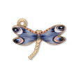 Charm - Anhänger Libelle - Blue - PerlineBeads SA