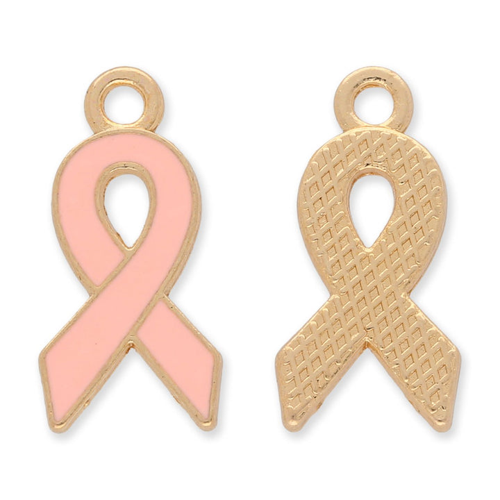 Charm / Anhänger “Pink Ribbon" - PerlineBeads