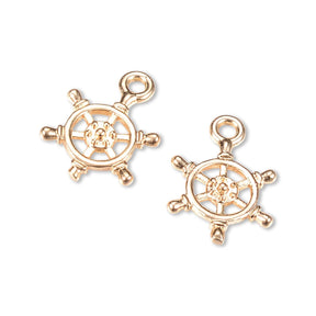 Charm - Anhänger Ruder – Farbe Gold - PerlineBeads SA