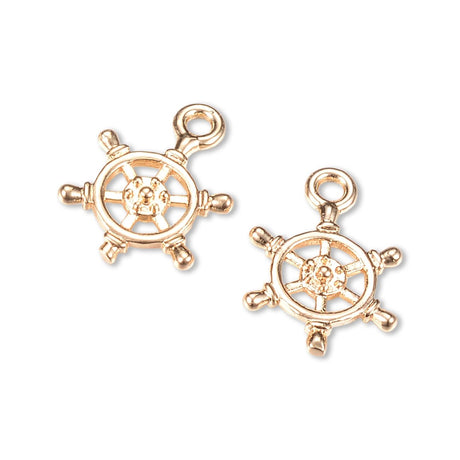 Charm - Anhänger Ruder – Farbe Gold - PerlineBeads SA